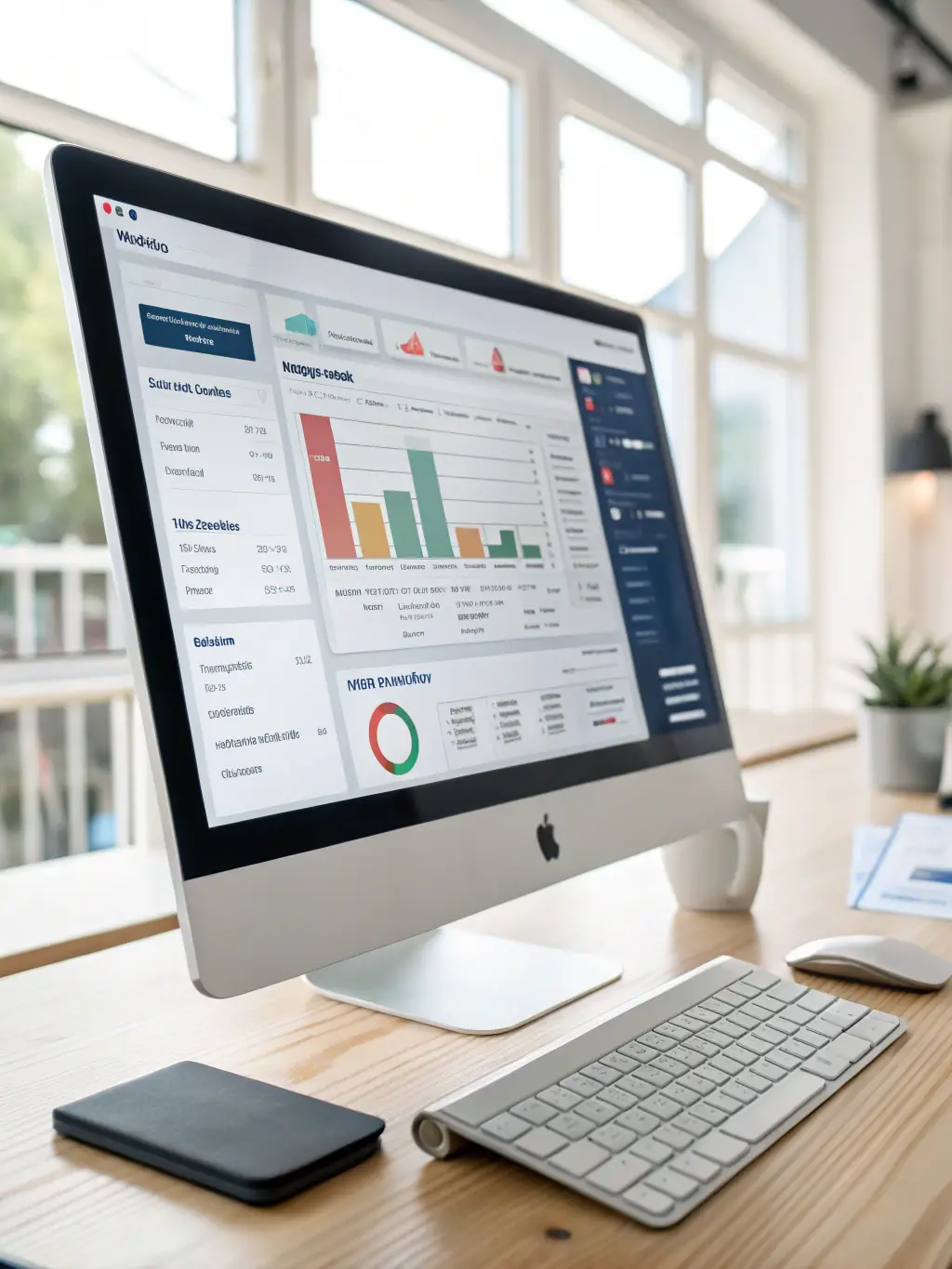 An image depicting automated payment processing within the software, showing invoices, payment reminders, and transaction history.