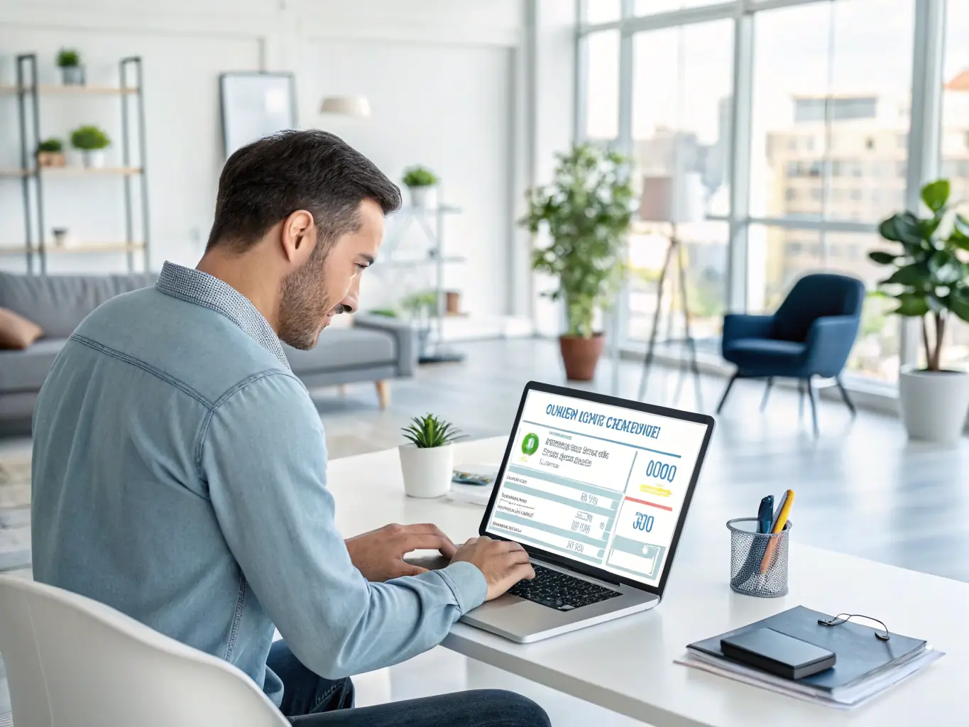 A graphic representing tenant screening process with background checks, credit reports, and application reviews, ensuring reliable tenant selection.